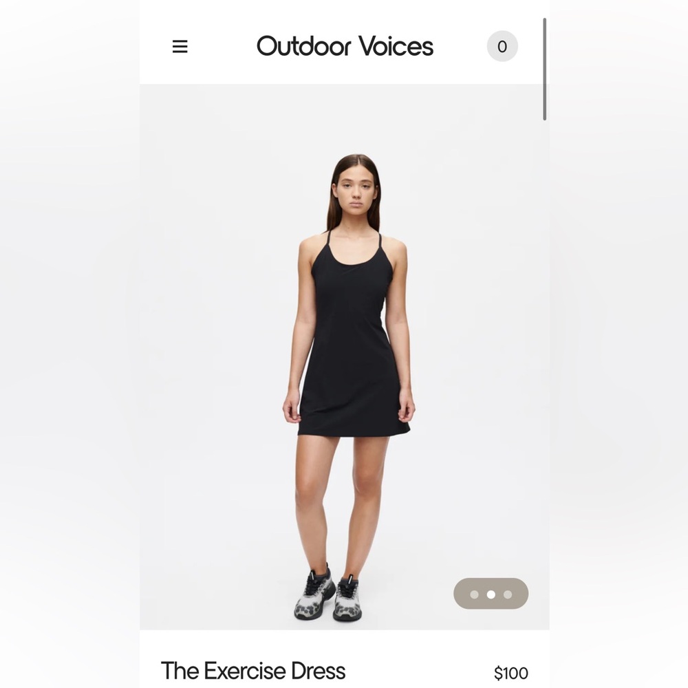 Outdoor voices athletic dress - size S